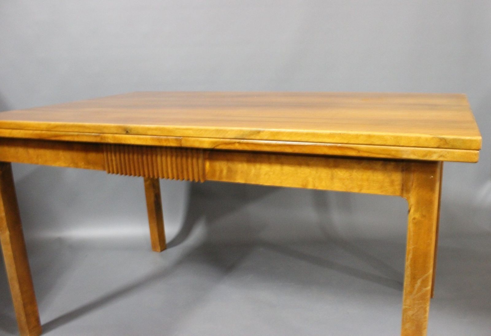 Extendable Dining Table Made In Walnut, Danish Design From 1940s photo Furniture