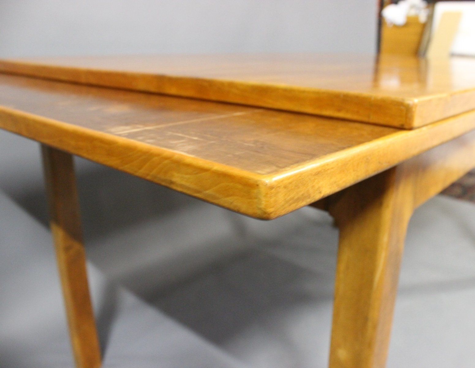 Extendable Dining Table Made In Walnut, Danish Design From 1940s photo buy