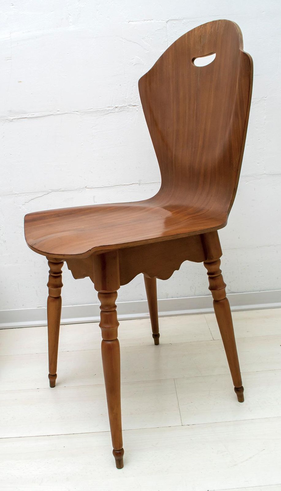 After Carlo Ratti Mid Century Modern Italian Bentwood Chairs, 1950s photo vintage