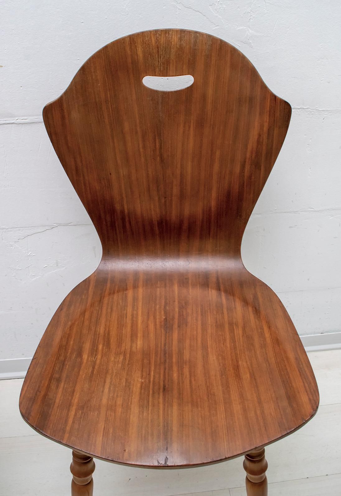 1344.0 After Carlo Ratti Mid Century Modern Italian Bentwood Chairs, 1950s photo