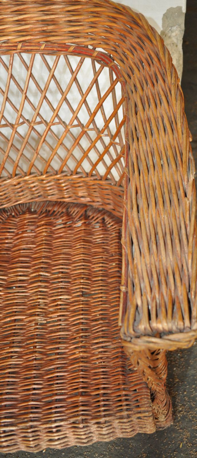 Natural Wicker Chair photo Garden Furniture