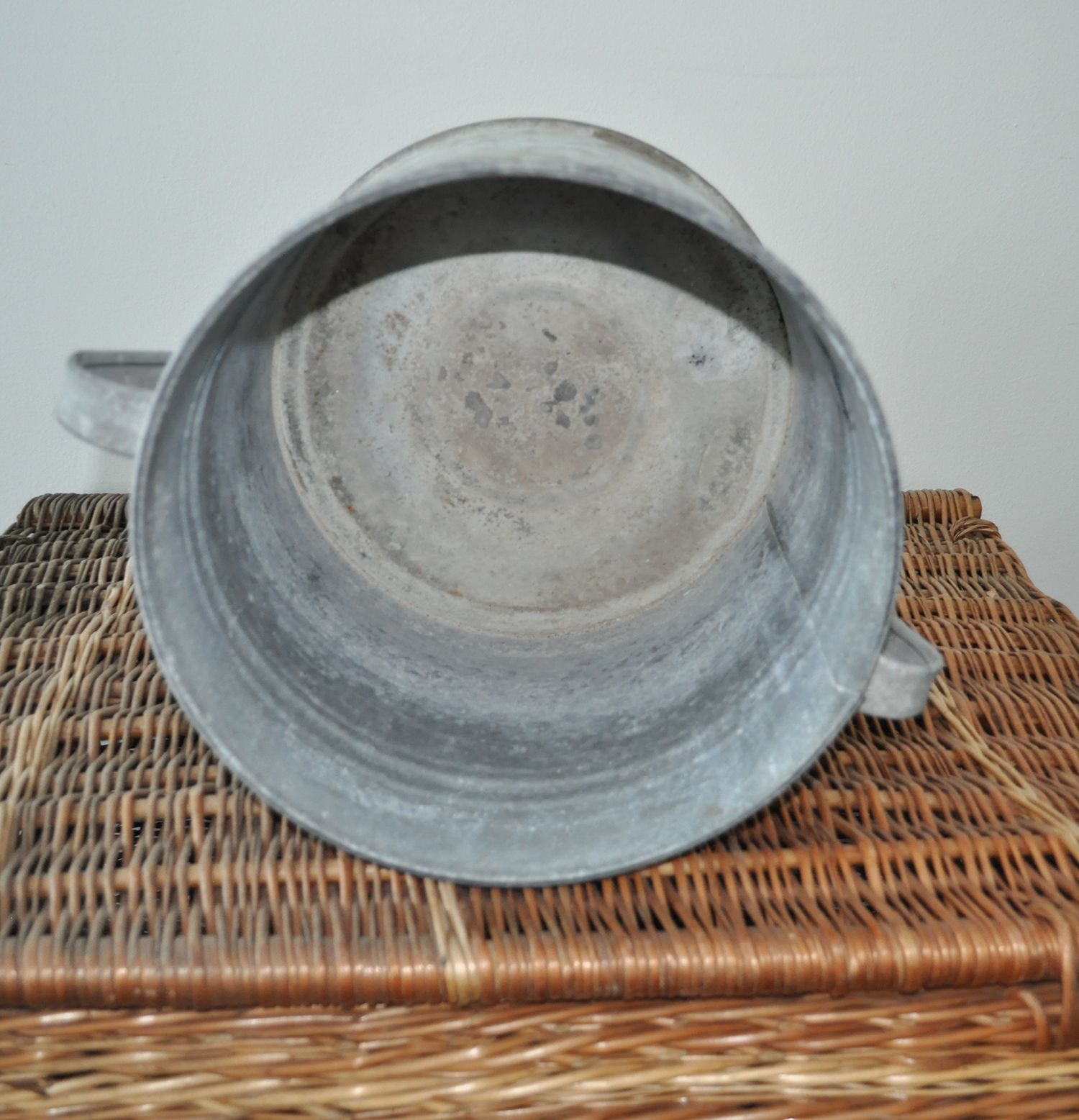 Double Handled Zinc Pot photo furniture