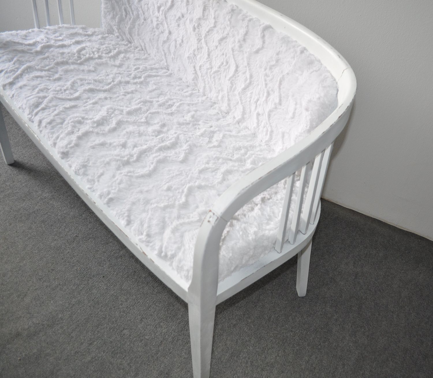 Painted White Secession Sofa photo Furniture