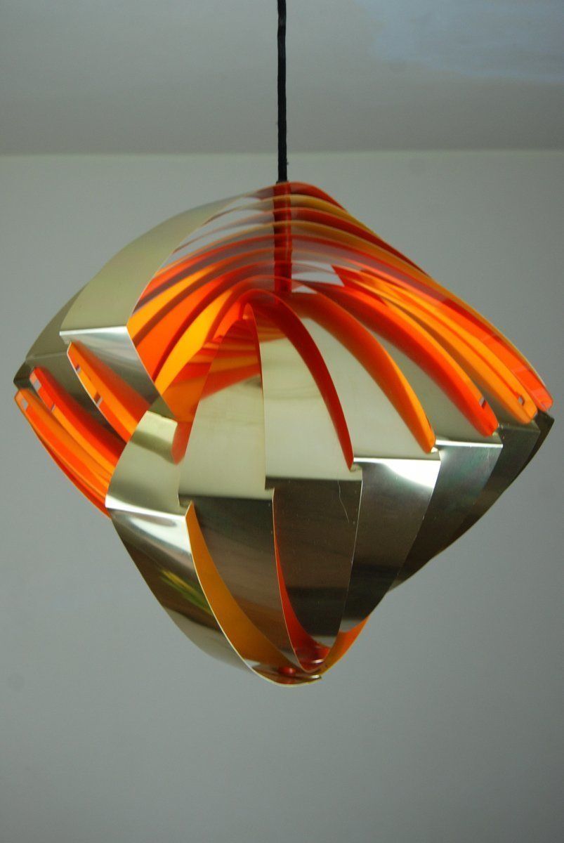 photo for sale Danish Konkylie Pendant By Louis Weisdorf For Lyfa, 1960s