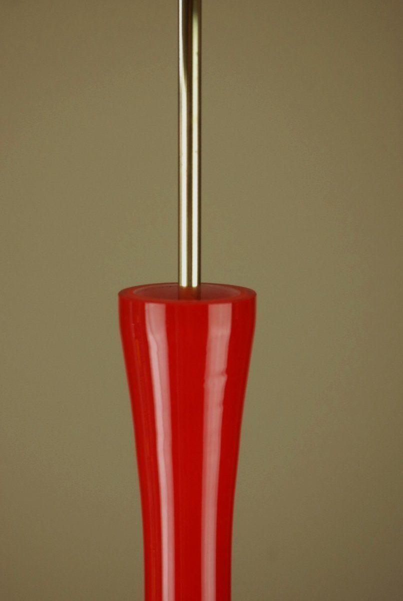 photo furniture Glass Pendant Lamp From Stilnovo, 1950s