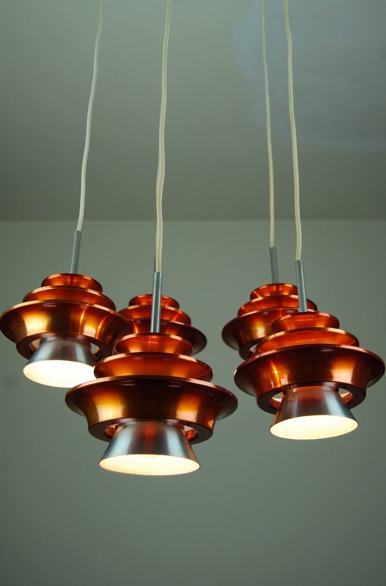 Danish Modern Cascading Pendant From Lyfa, 1970s photo buy