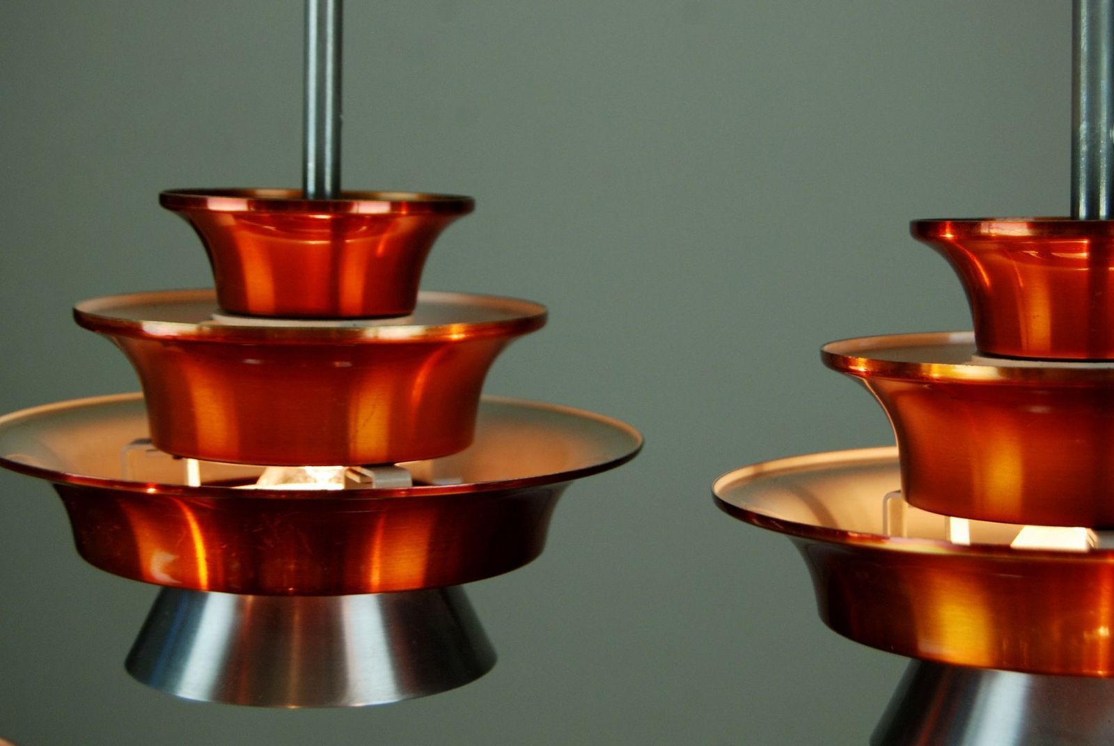 photo furniture Danish Modern Cascading Pendant From Lyfa, 1970s