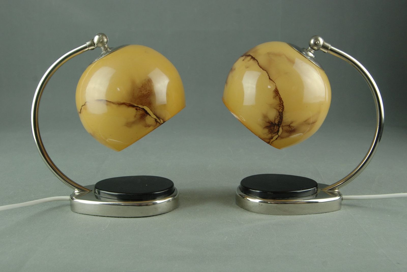Lamps By Marianne Brandt For Gothaer Metallwarenfabrik, 1950s, Set Of 2 photo 1450.0