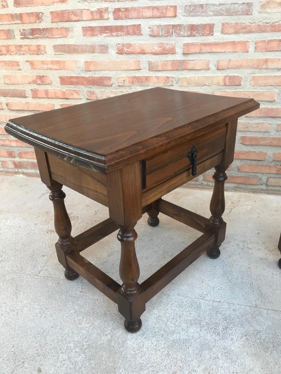 Spanish Nightstands, 1920s, Set Of 2 photo furniture