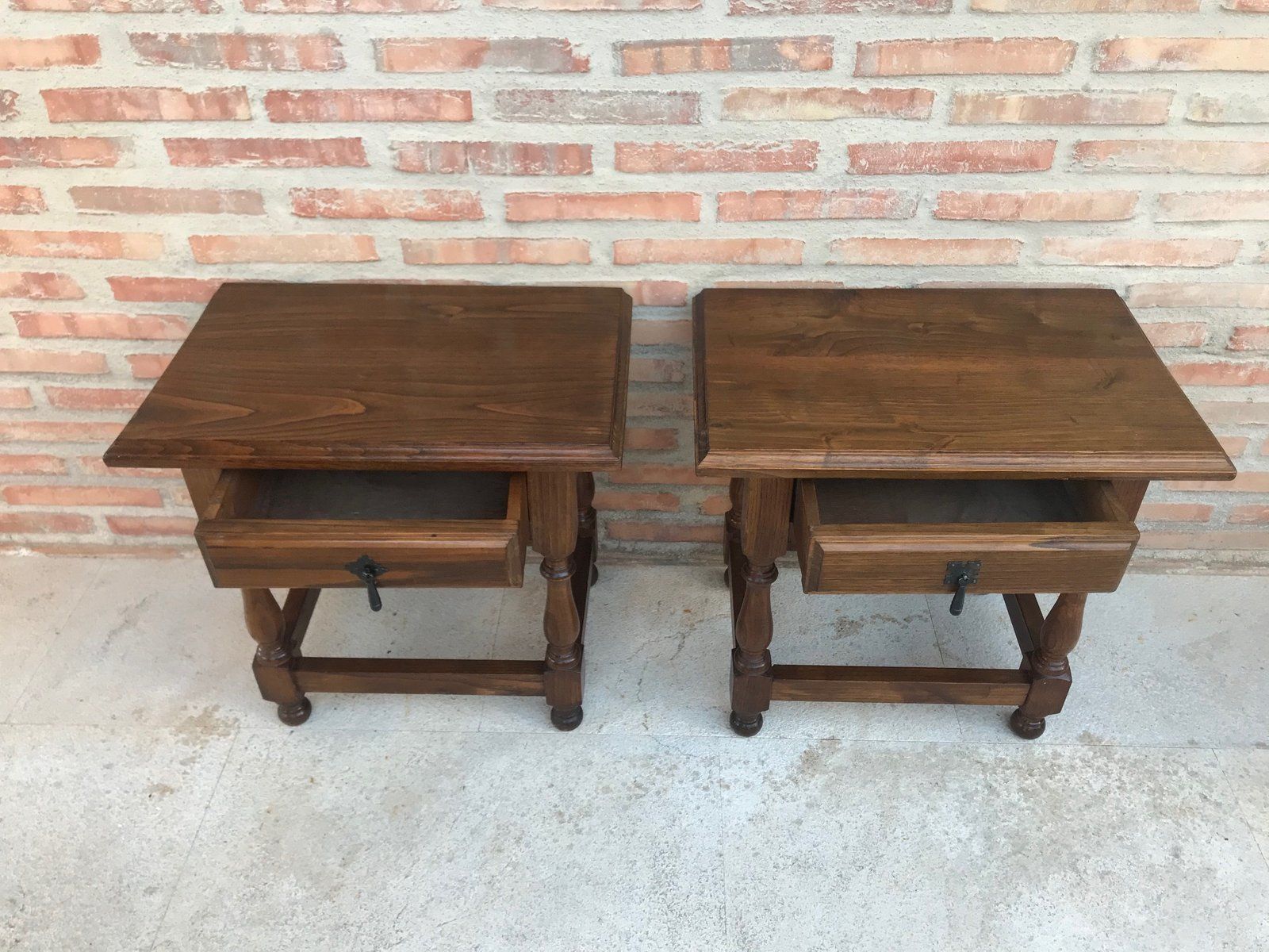 Spanish Nightstands, 1920s, Set Of 2 photo buy