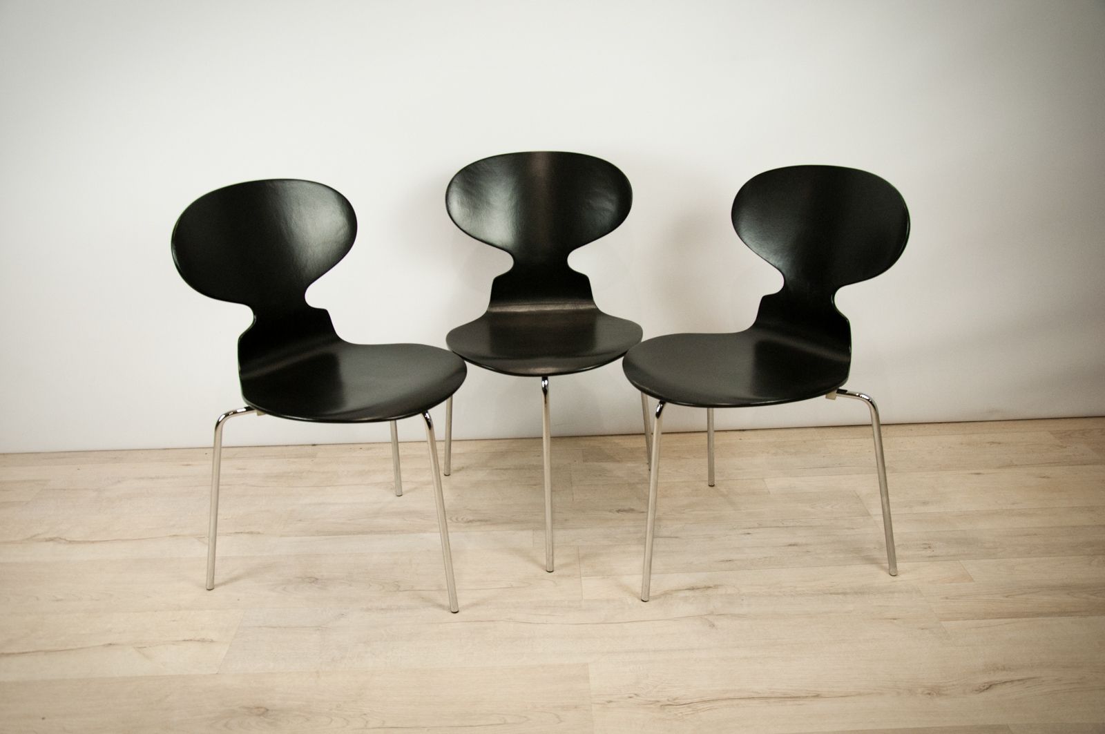 Set Of 3 Myran Dining Chair By Arne Jacobsen For Fritz Hansen, 1960s photo Furniture