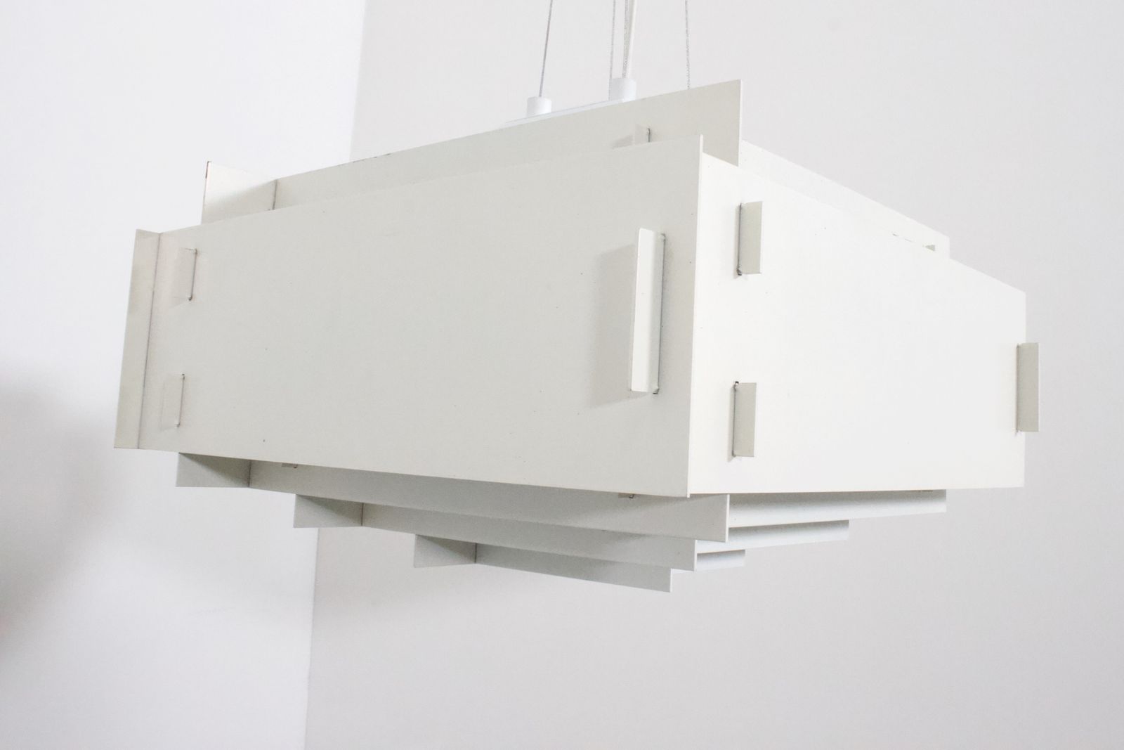 1 Of 8 Louis Poulsen ‘Pyramid’ Pendants By Jørgen Rasmussen, Denmark, 1970s photo vinterior