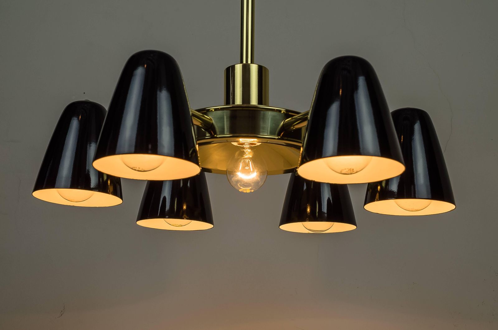 Chandelier Circa 1950s Attributed To Stilnovo photo furniture