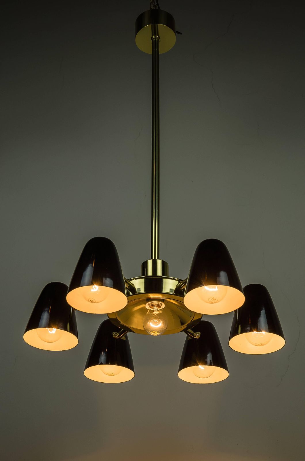 Chandelier Circa 1950s Attributed To Stilnovo photo Lighting