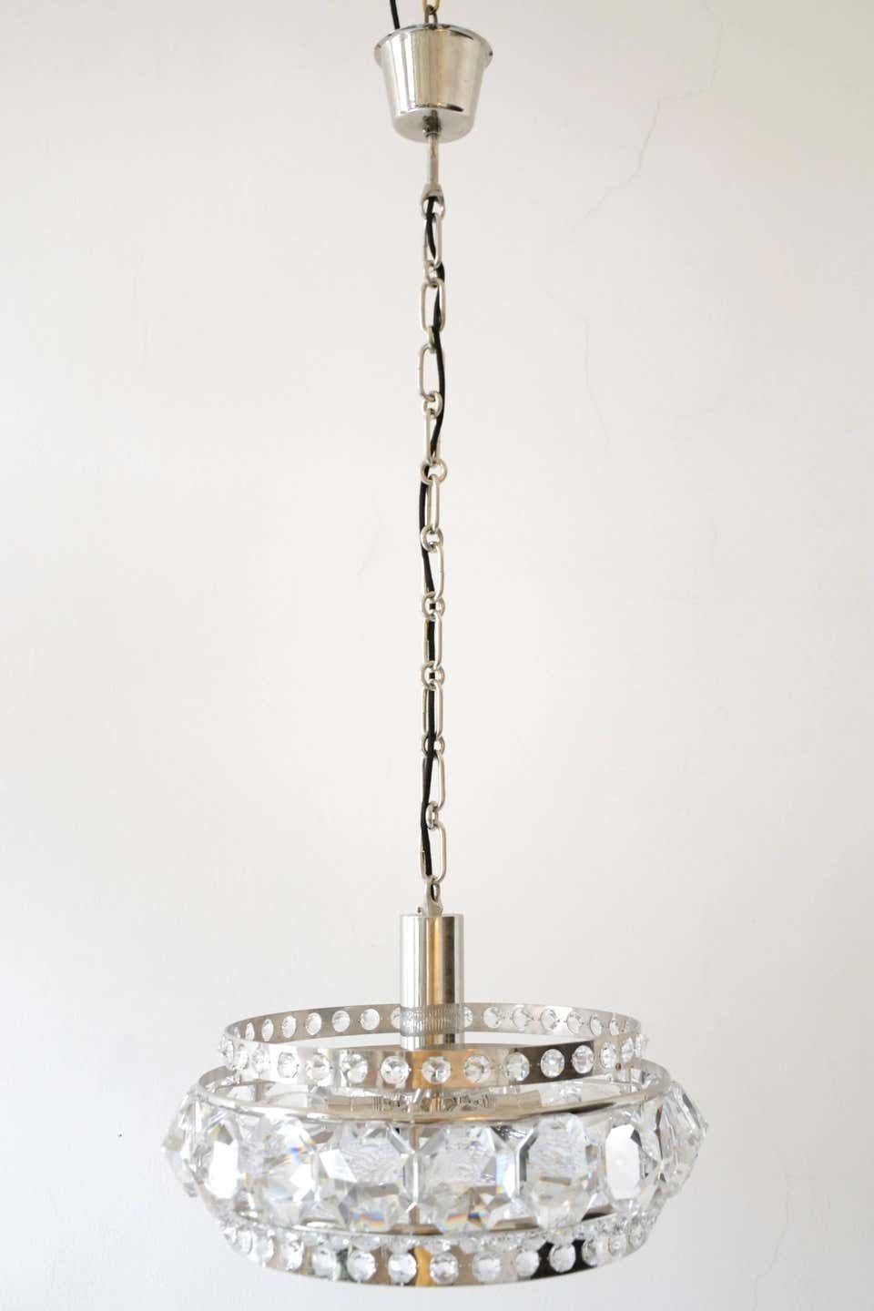 Amazing Viennese Crystal Chandelier By Bakalowits & Sohne, Austria, 1960s photo vintage