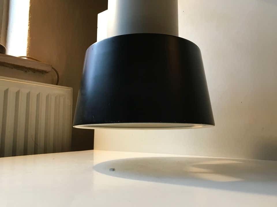 Black & White Nyboderpendel Ceiling Lamp By Svend Aage Petersen & Louis Poulsen photo 646.0