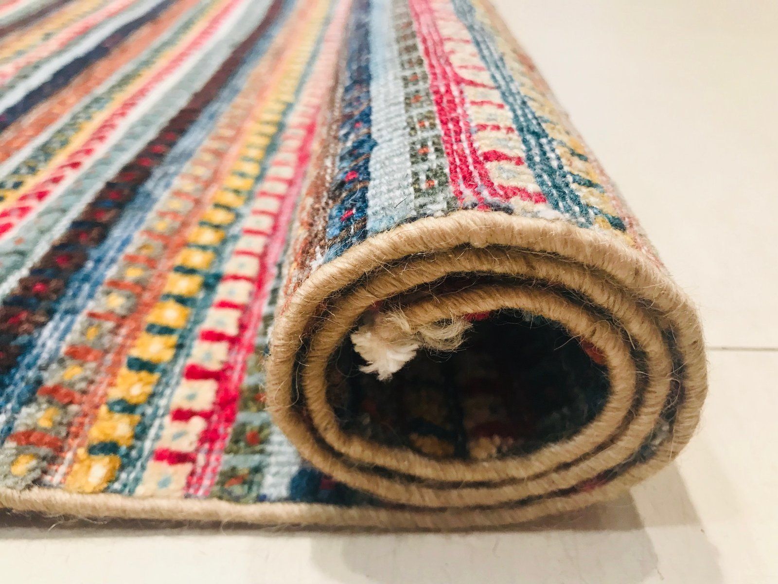 Vintage Middle Eastern Carpet, 1980s photo vintage