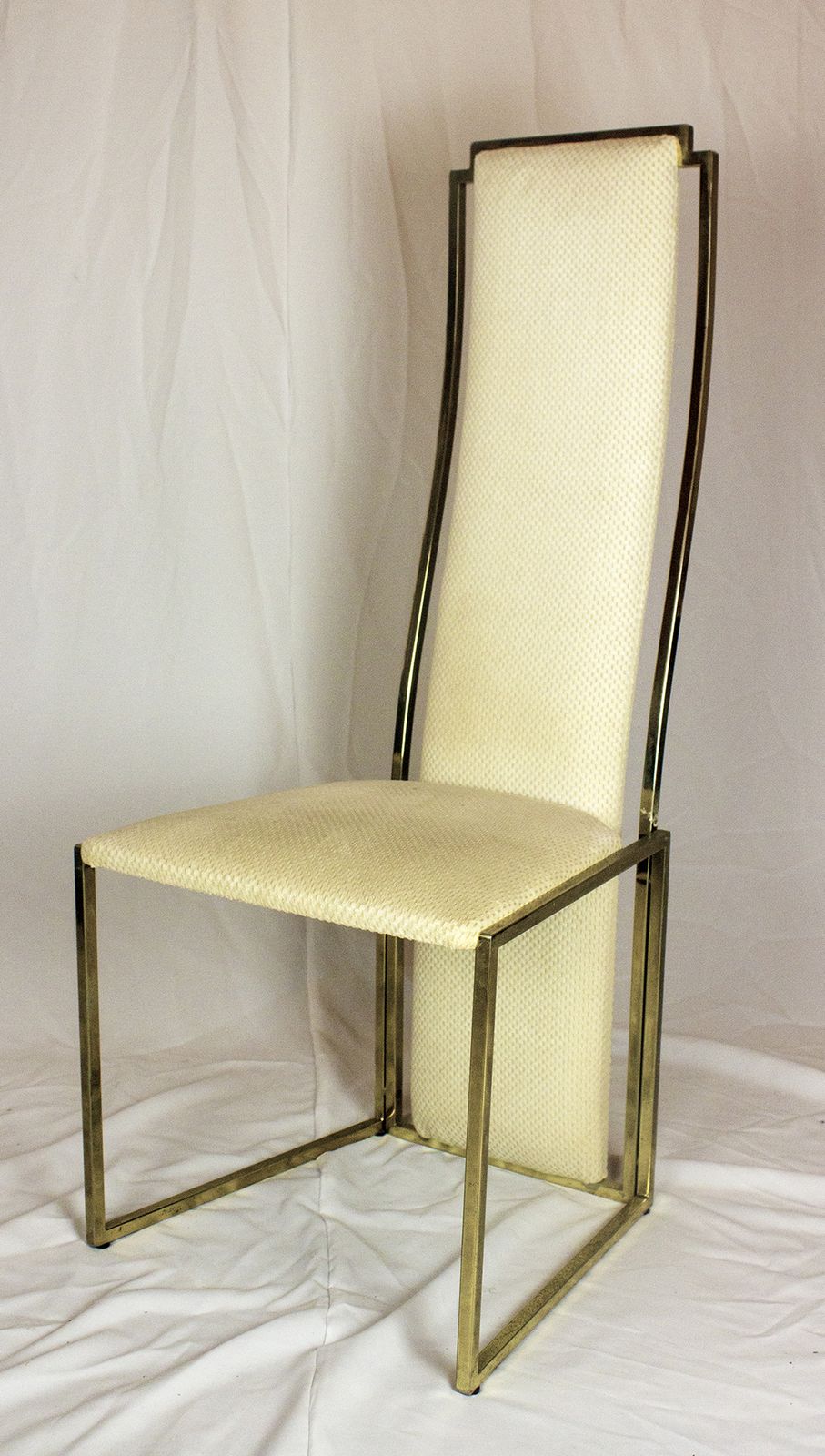 Maison Jansen Set Of 6 Brass Dining Chairs