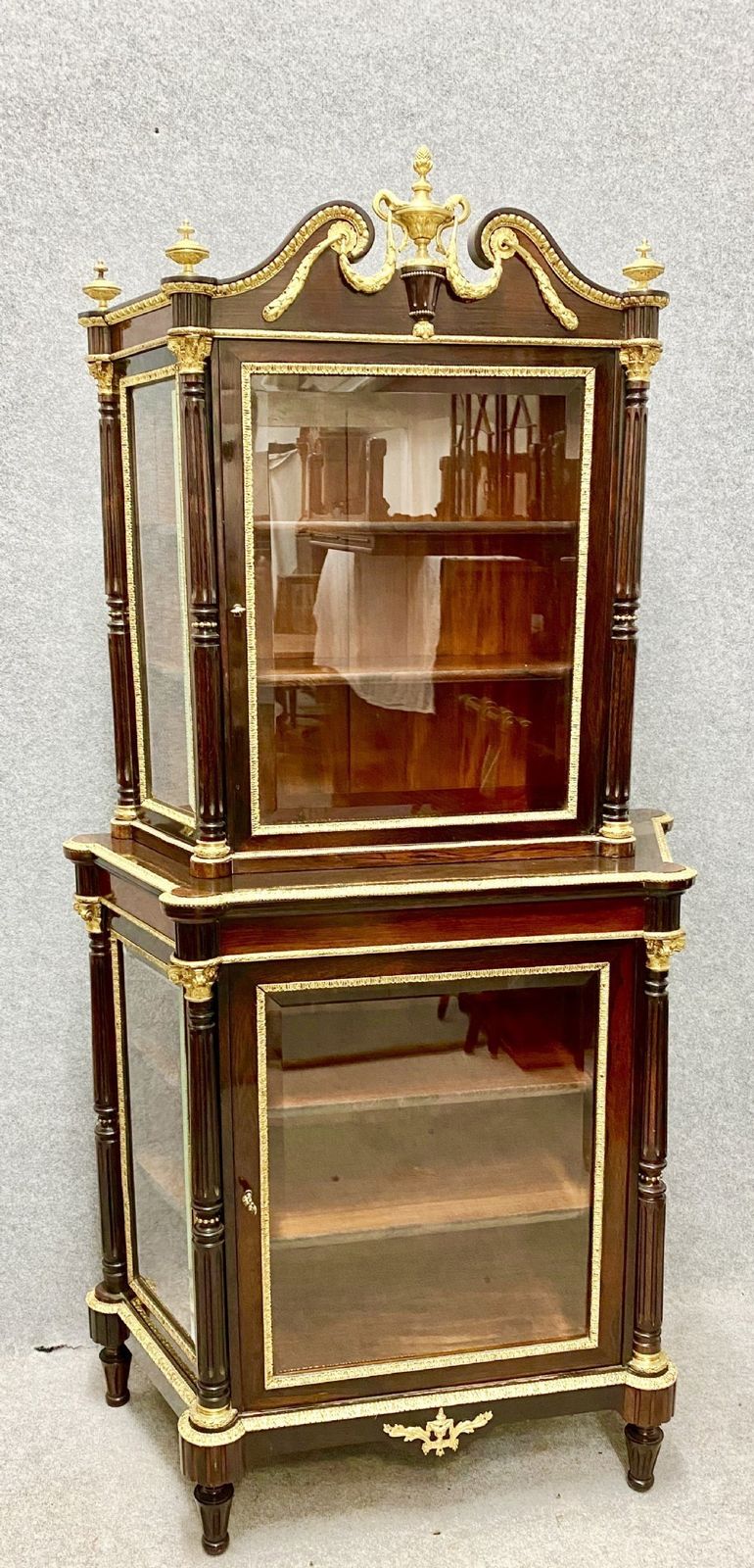 Fine Ormolu Mounted Display Cabinet photo furniture