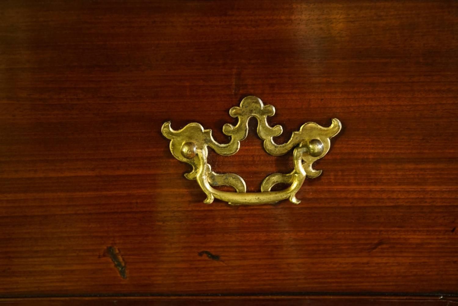 Mid 18th C George II Period Mahogany Tallboy photo vinterior