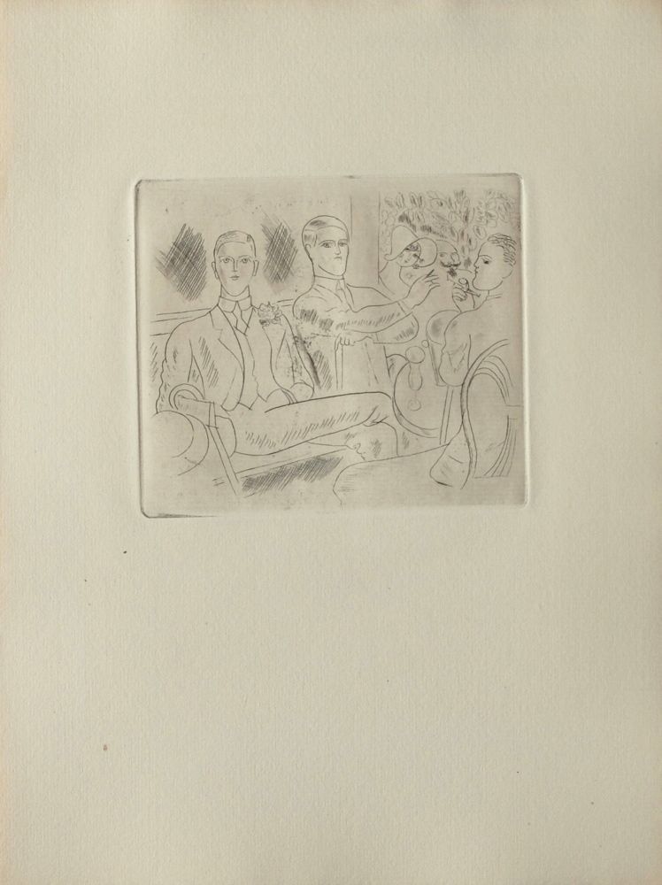 Chas Laborde Etching Illustration For Juliette Au Pays Des Hommes By Giraudoux 14