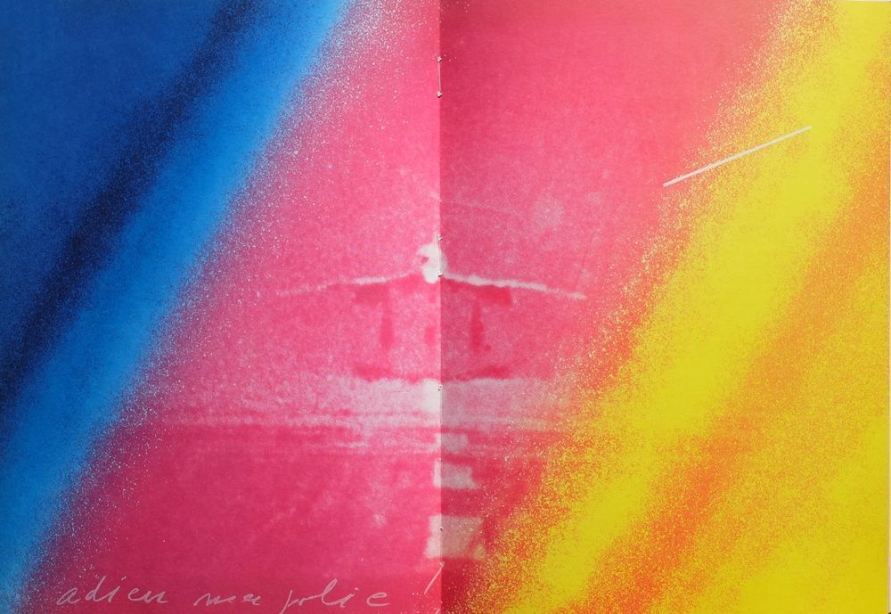Monory Jacques  Lithography  Adieu Ma Jolie  Composition For Dlm 250