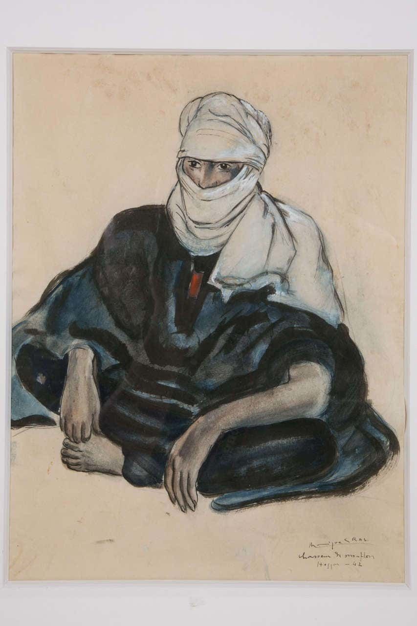 Monique Cras (1910 2007), "Mouflon Hunter   Hoggar", 1942 photo 2506.03