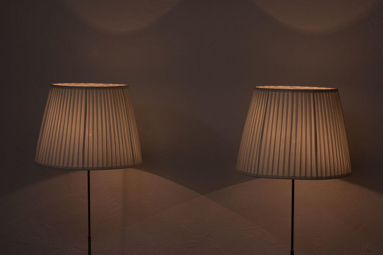 Lighting Pair Of  Floor Lamps By Asea, Sweden photo