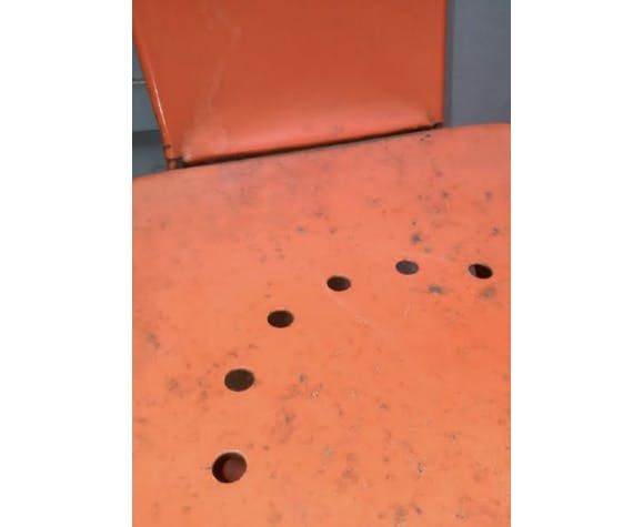 Red Industrial Chair photo furniture