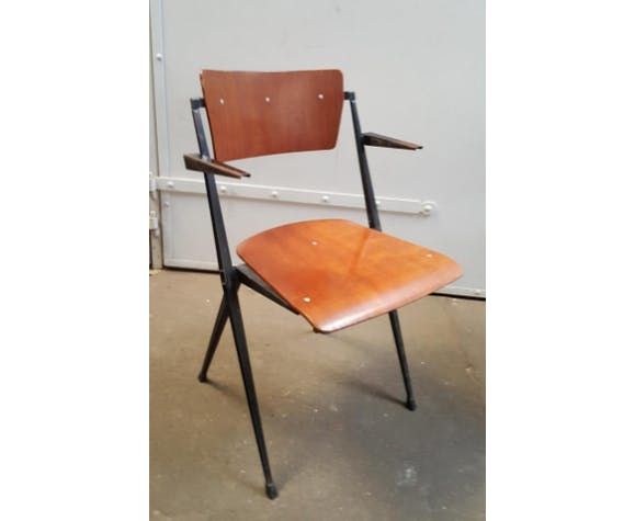 Set Of 4haises Pyramid By Wim Rietveld For Cirkel Ahrend, 1964 photo Furniture
