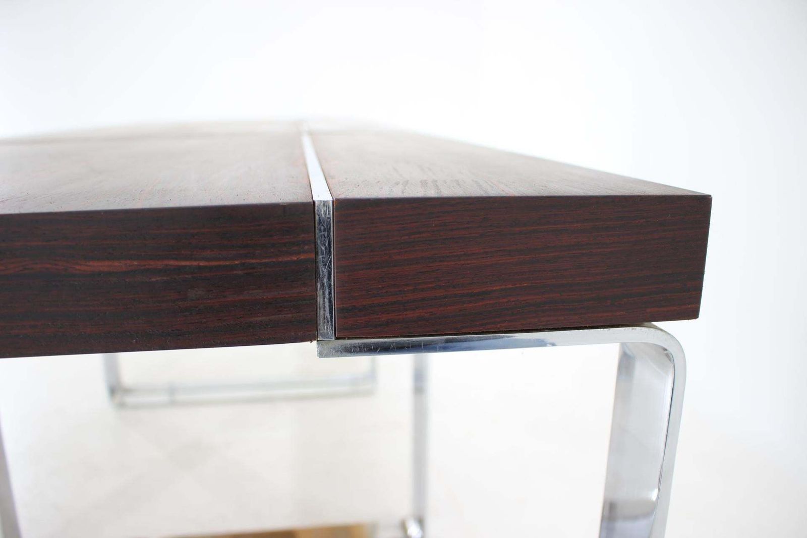 Furniture Three Luxurious Rosewood Dinig/Office Tables By Ladislav Vrátník   1970s photo