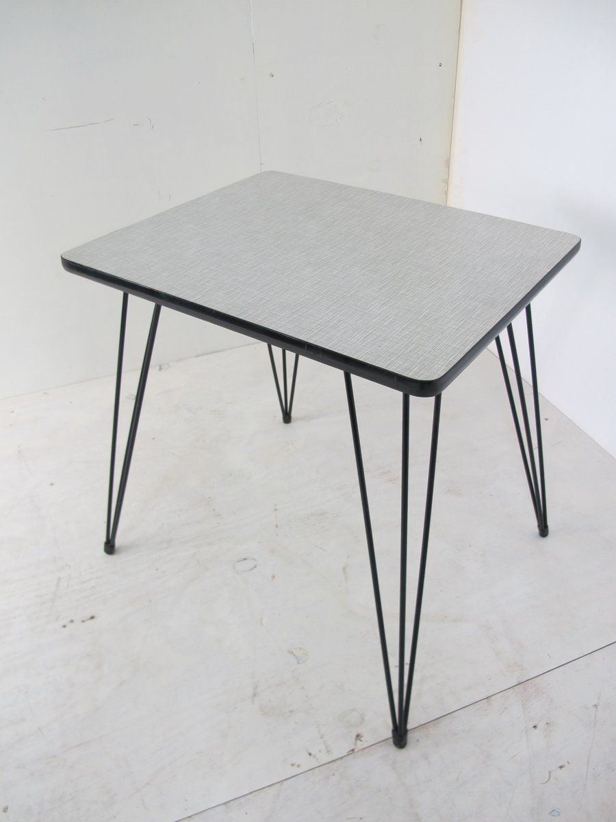 Dutch Modernist Formica Side Table From Negema, 1950s photo vinterior