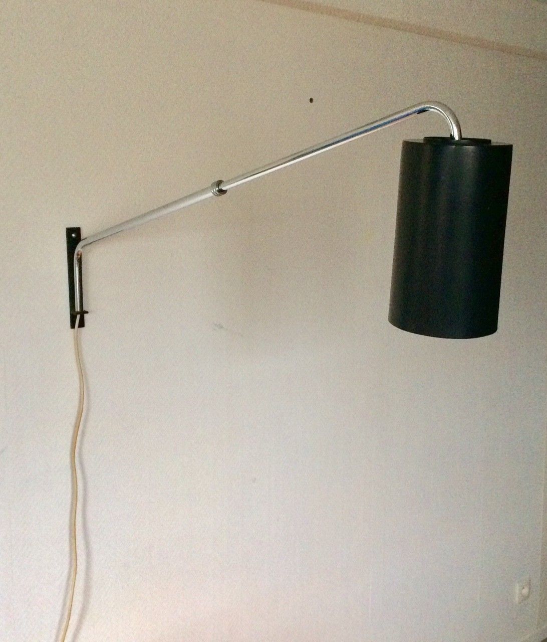 Mid Century Design Uitschuifbare Cilinder Wandlamp Uit De Jaren 1960 photo furniture