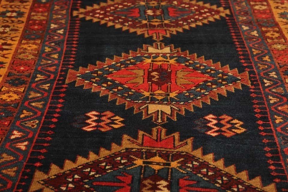 Rare Antique Rug Caucasian Carpet Shirvan  Kazak Area Rug 99x163cm photo 3900.0