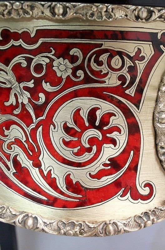 photo vinterior "Boulle" Marquetry Planter, Napoleon III Period Mid 19th Century