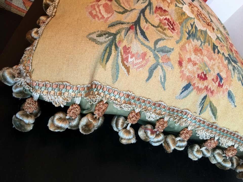 Rare Decorative Pillows, Elegant French Style Aubusson The Pillow Cushion Covers photo buy