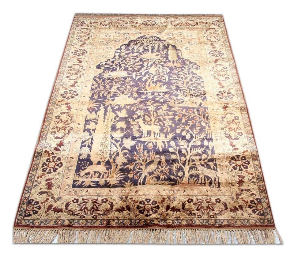 Antique Rugs, Pure Silk Rugs Turkish Rugs Carpet From Turkey Tree Of Life photo furniture