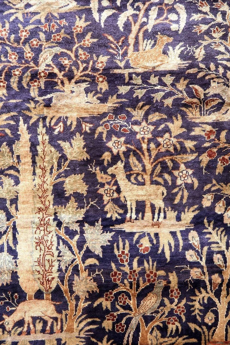 Antique Rugs, Pure Silk Rugs Turkish Rugs Carpet From Turkey Tree Of Life photo 6200.0