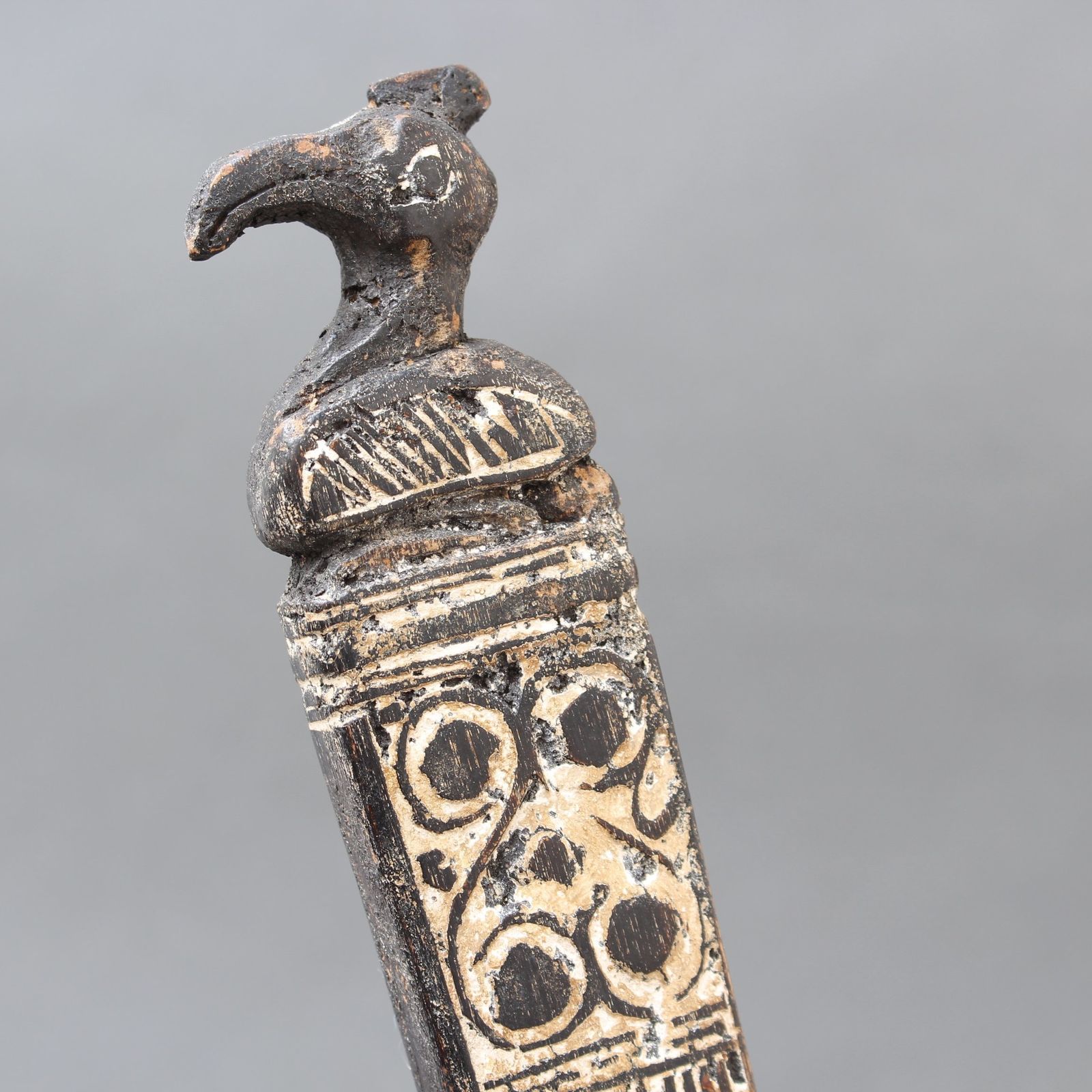 450.0 Ritual Ladle Of Wood And Coconut Shell From Timor Island, Indonesia (Circa 1950s) photo
