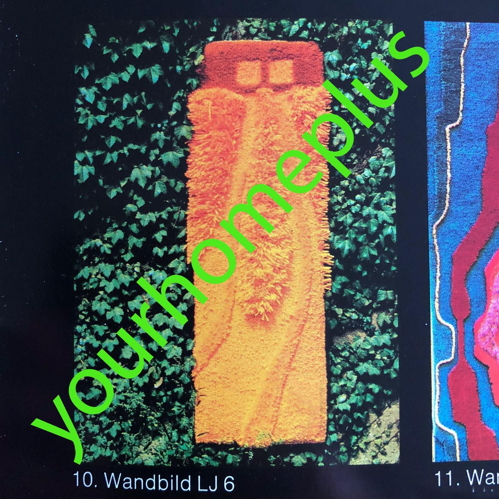 Modernist Wall Rug Lj6 By Ewald Kröner, Schloss Hackhausen, Germany, 1970s No. 3 photo furniture
