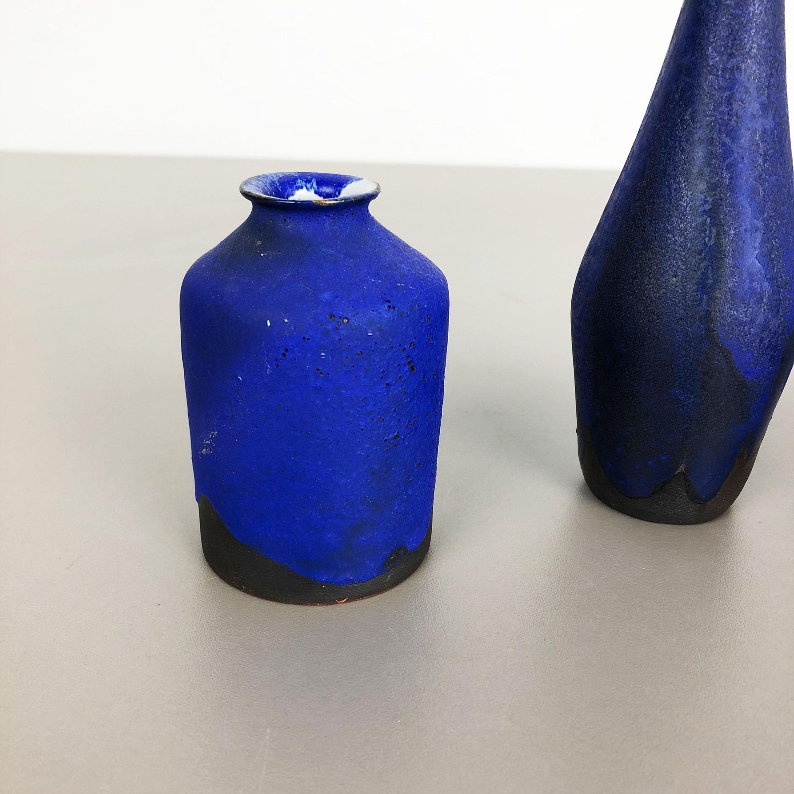 Set Of 3 Ceramic Studio Pottery Vase By Gerhard Liebenthron, Germany, 1960s photo Home Decor