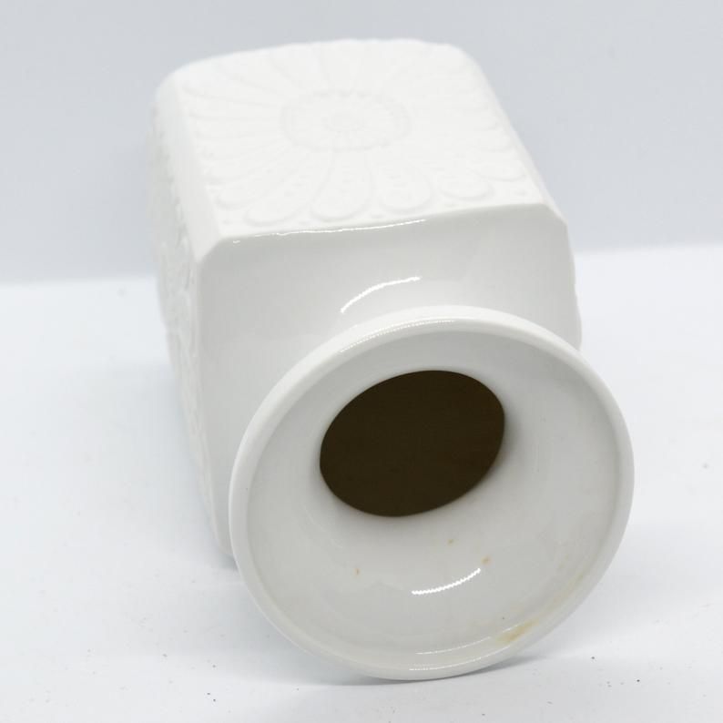 Kerafina Royal Porzellan Bavaria Kpm White Vase, Germany, 1970s photo Home Decor