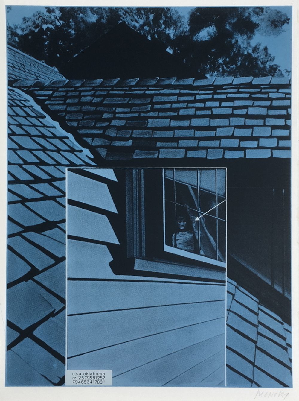 Jacques Monory,  Bicentenaire Kit, Peeping, 1976