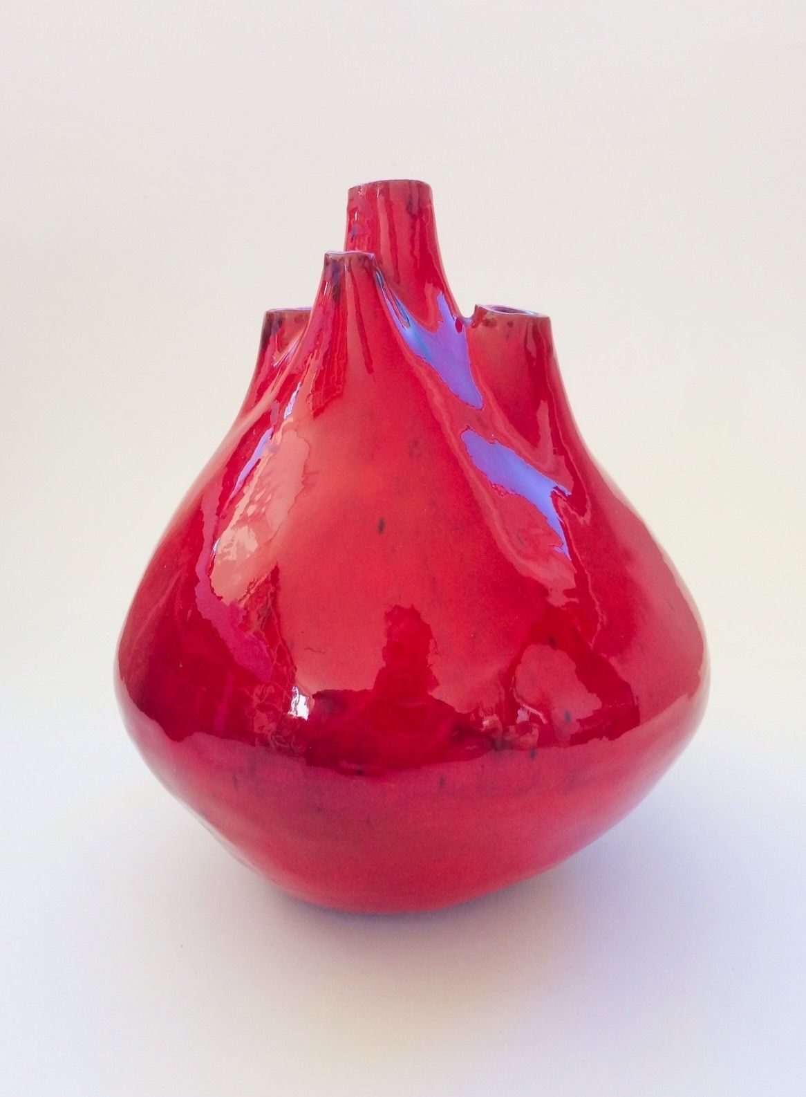 Belgische Kunstaardewerk Tuitvaas Van Hugria Ceramics, Perignem Studios, Jaren 1960 photo for sale