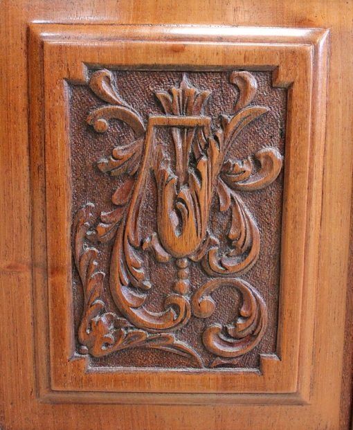 photo buy Coal Reserve Cabinet, English, Solid Mahogany   Late 19th Century