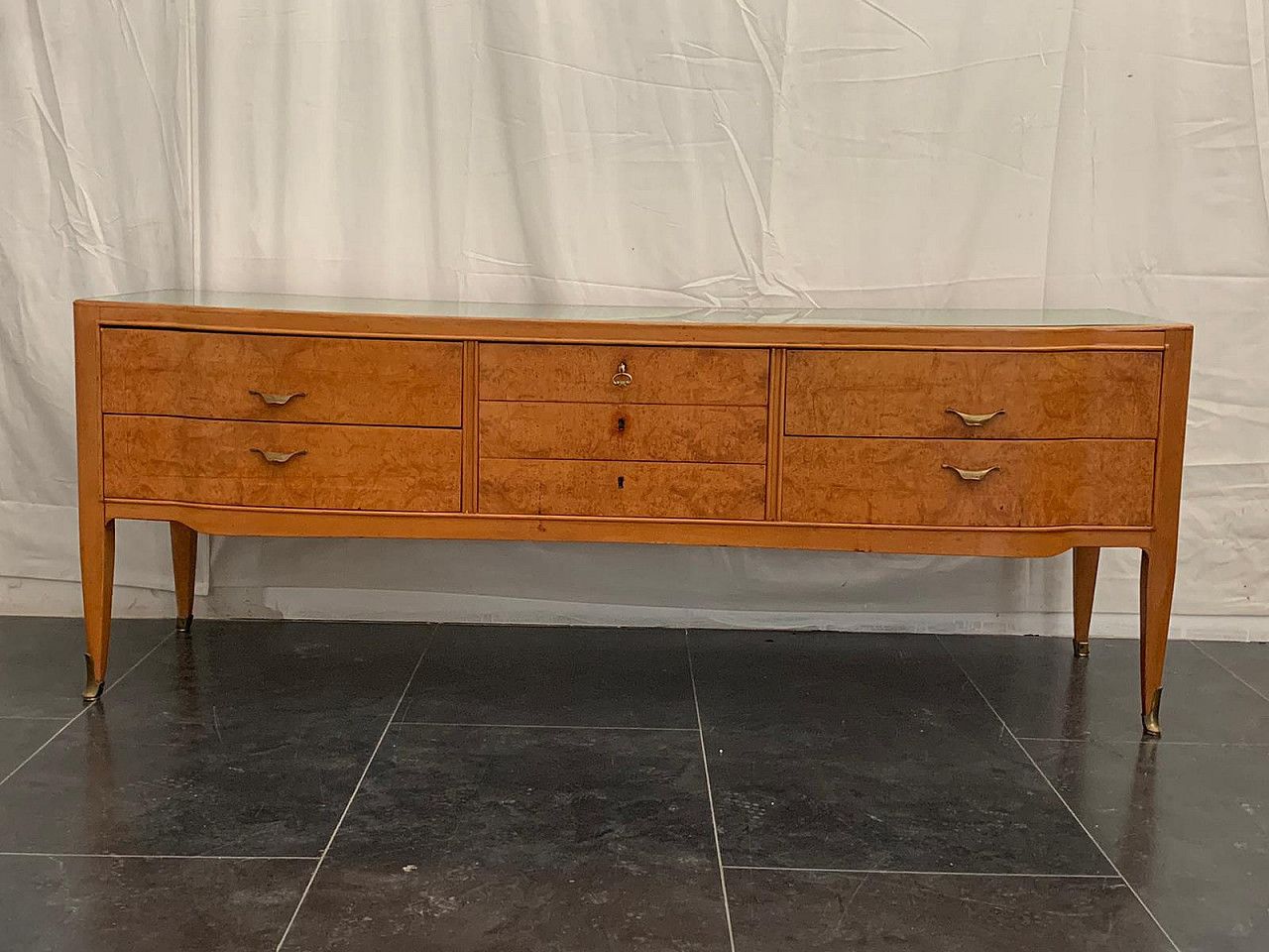 Chest Of Drawers And Pair Of Nightstands By Saffa Milano, 1950s photo Furniture