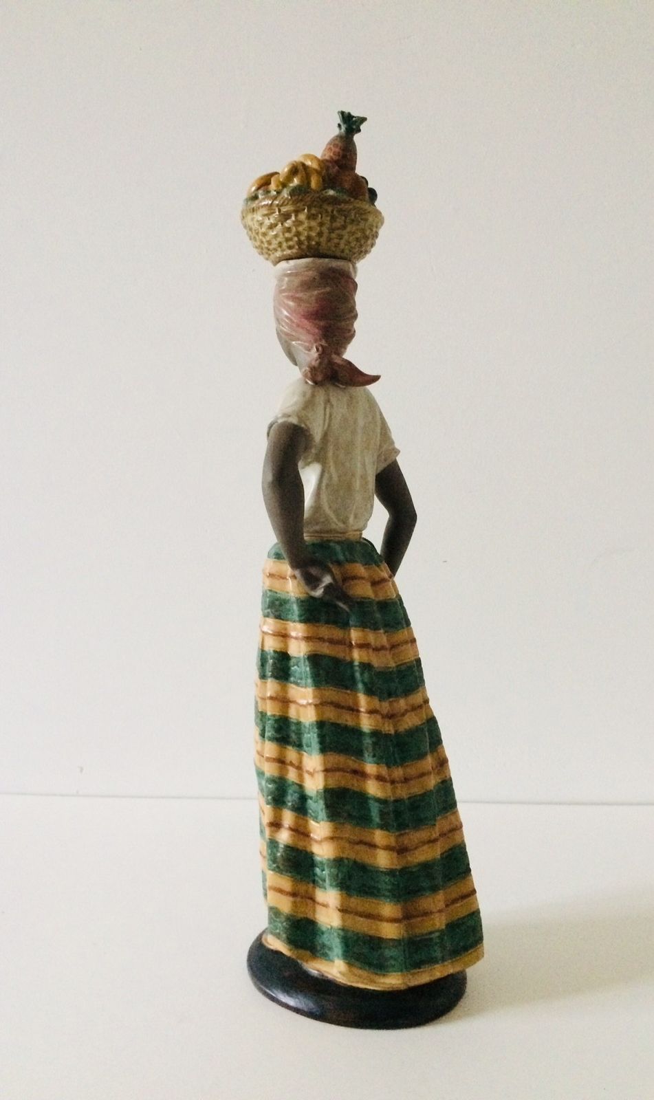 Llardo Nao Antillana N° 406 Lady With Fruit Large Statue, Spain 1984 photo buy