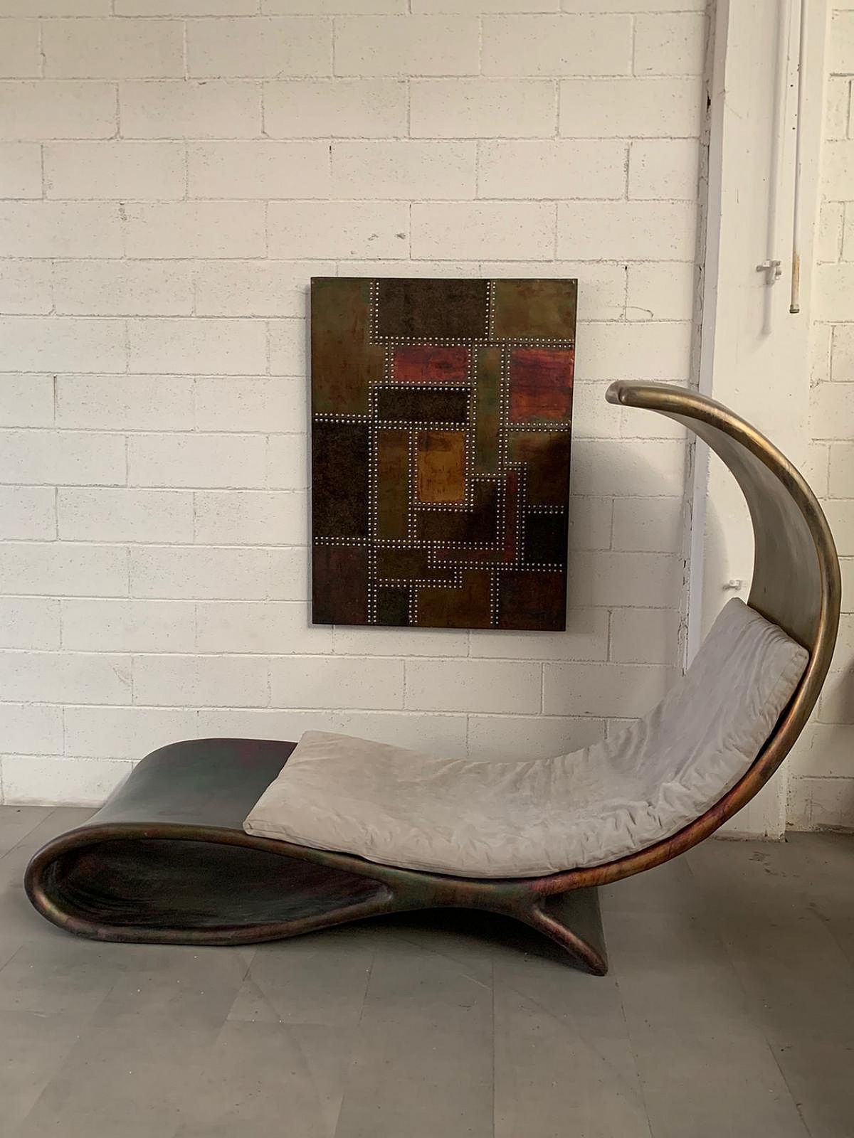 Ravi Sing Chaise Longue , 1990 photo vintage