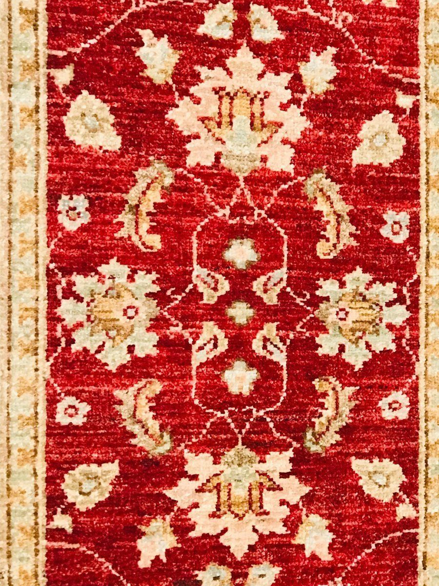Pakistani Hand Knotted Wool Carpets, 1980s, Set Of 2 photo for sale