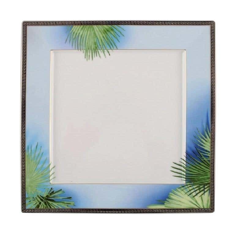 Gianni Versace For Rosenthal, Large "Jungle" Porcelain Cover Plate / Dish